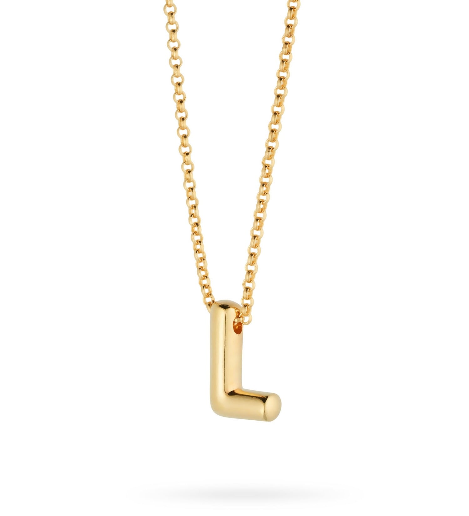 BUBBLE LETTER NECKLACE