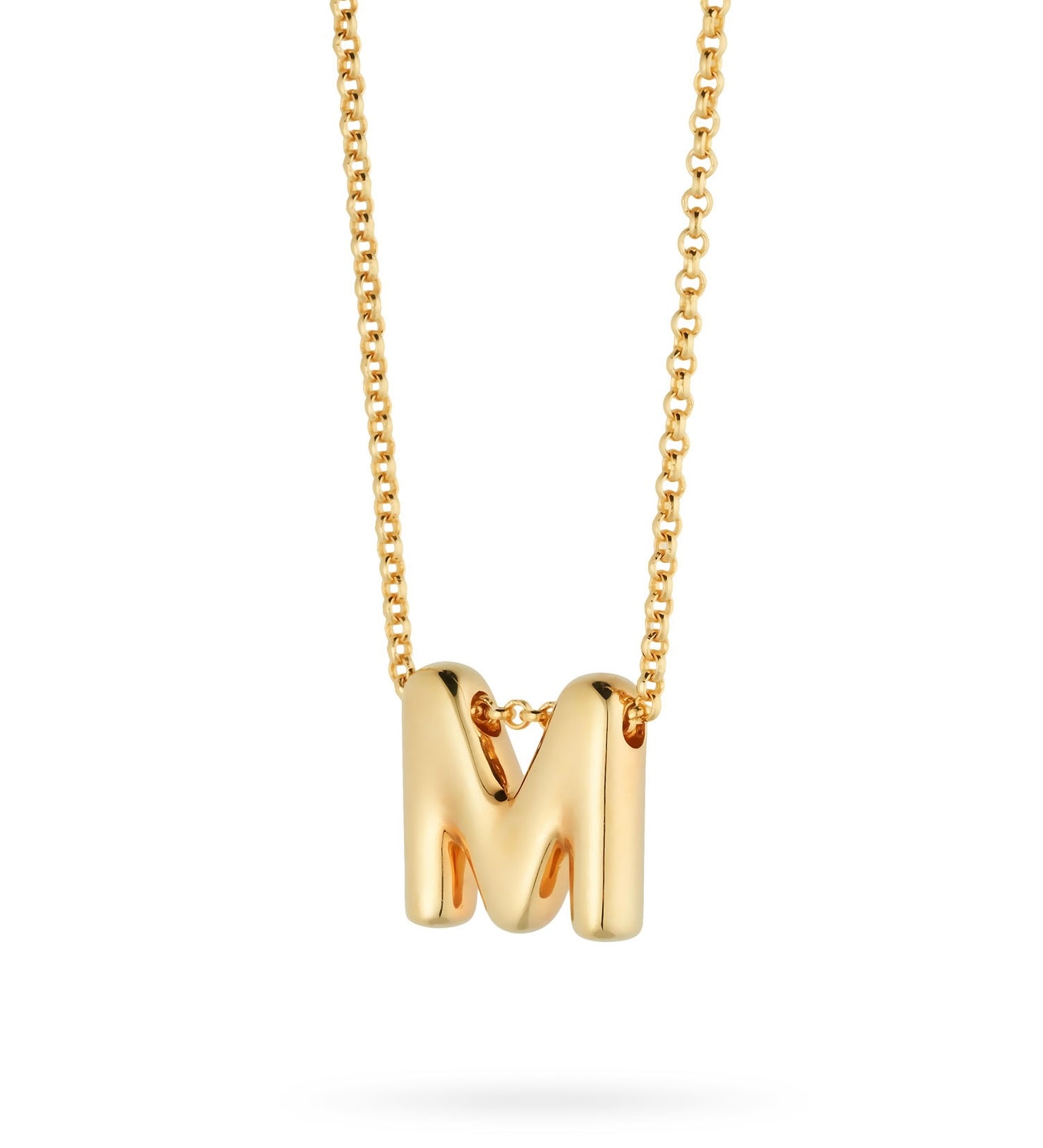 BUBBLE LETTER NECKLACE