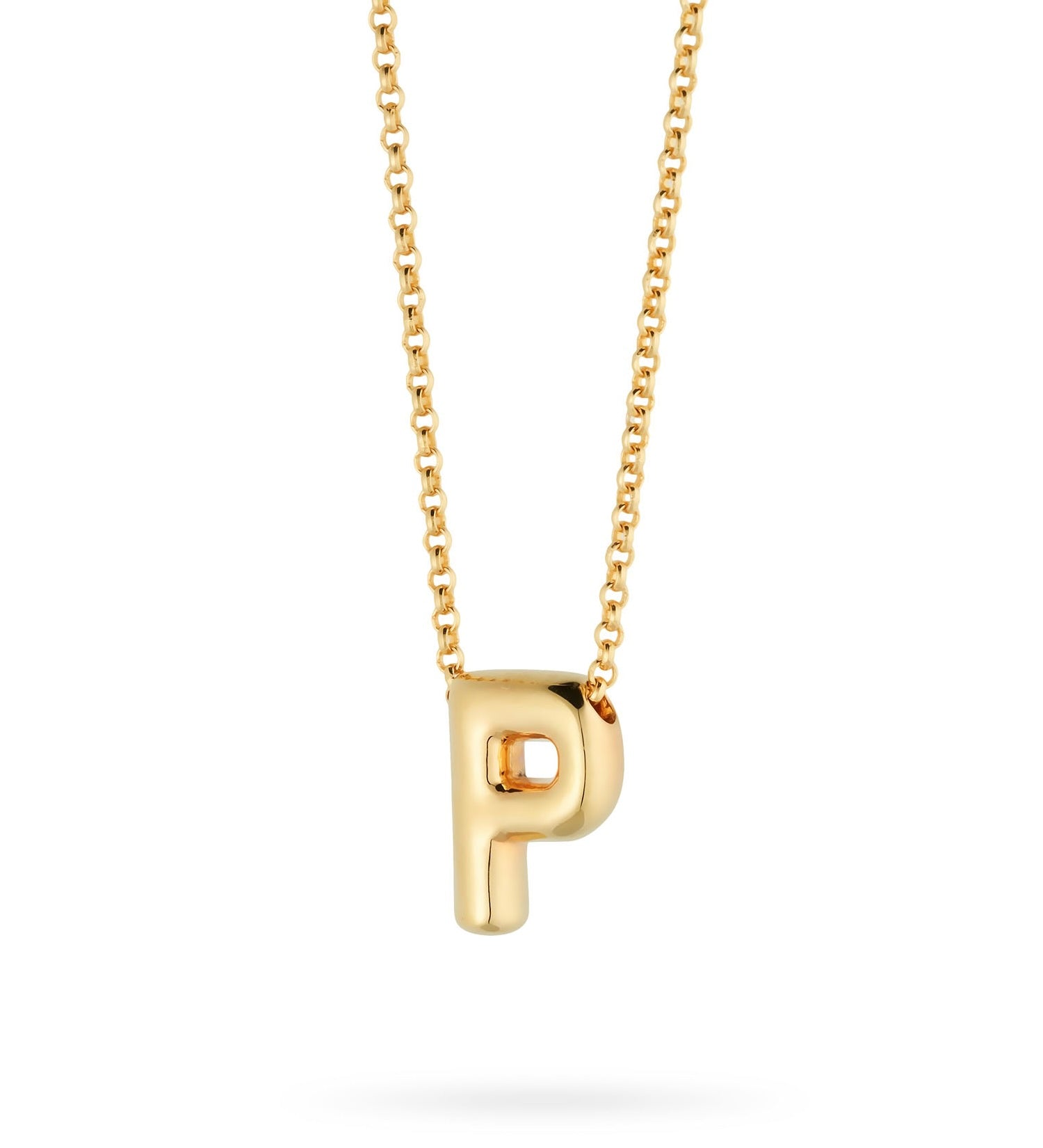 BUBBLE LETTER NECKLACE