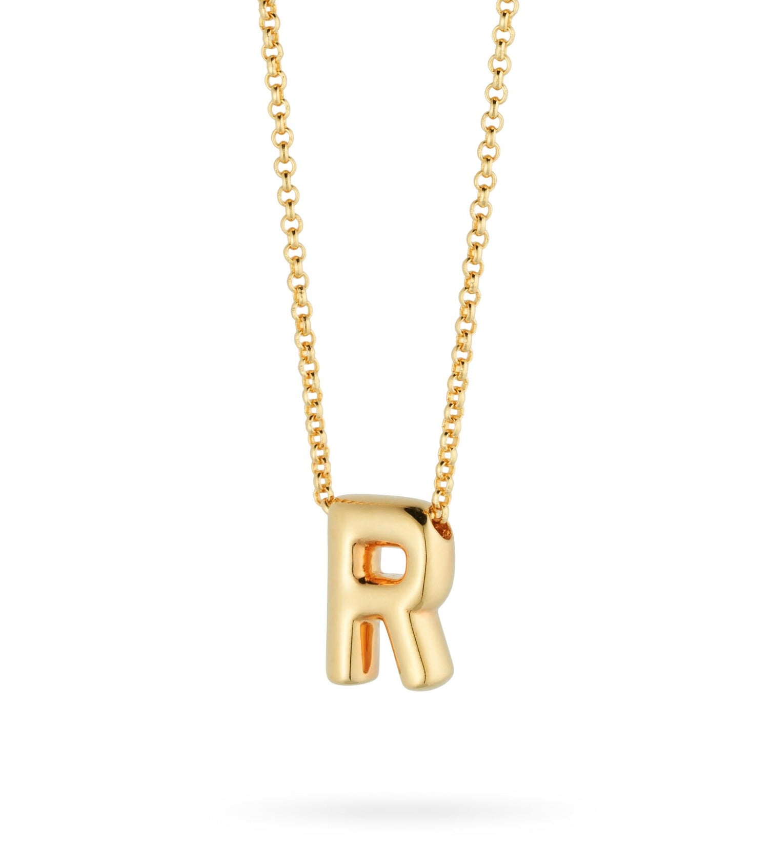 BUBBLE LETTER NECKLACE