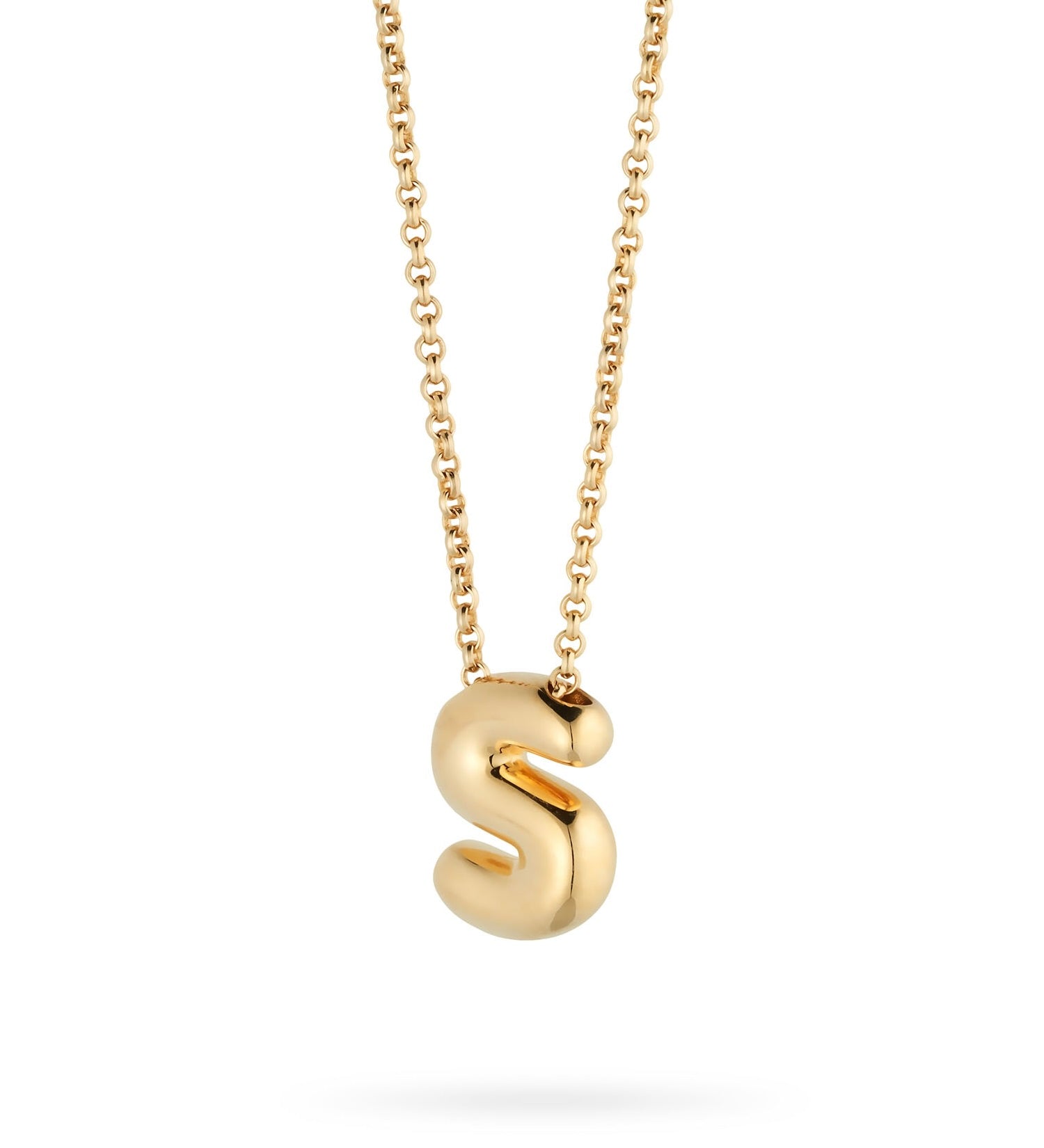 BUBBLE LETTER NECKLACE