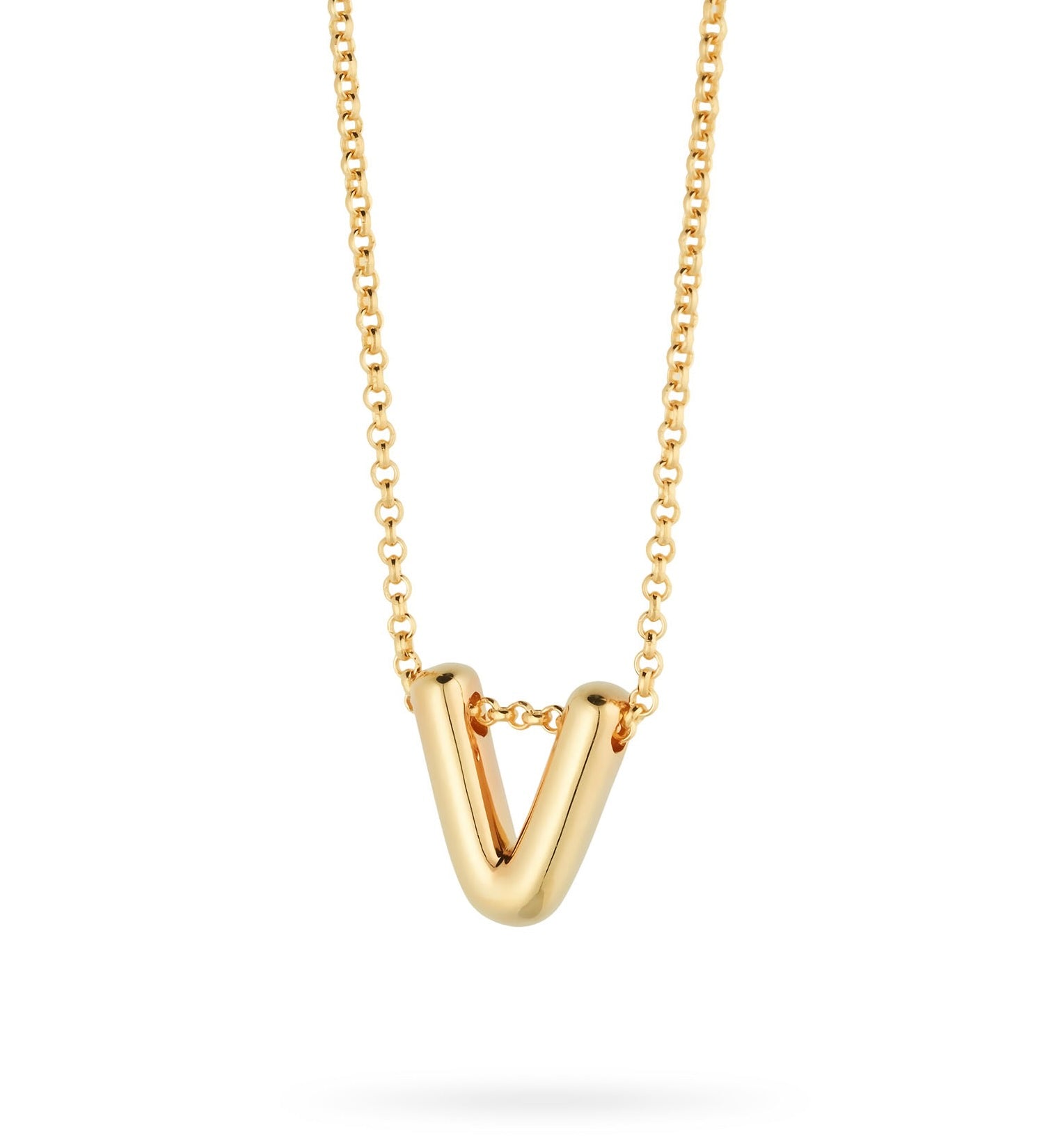 BUBBLE LETTER NECKLACE