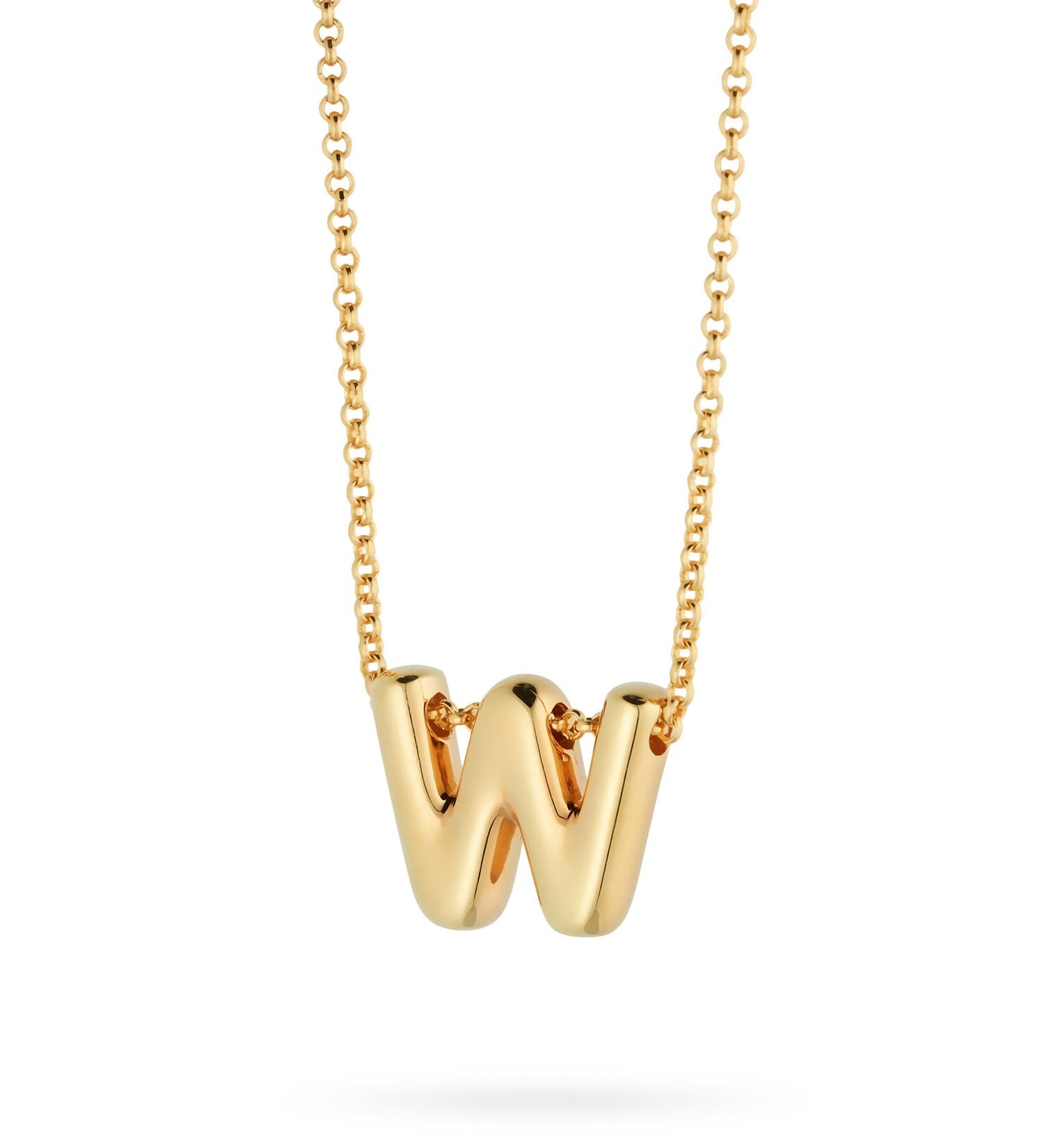BUBBLE LETTER NECKLACE