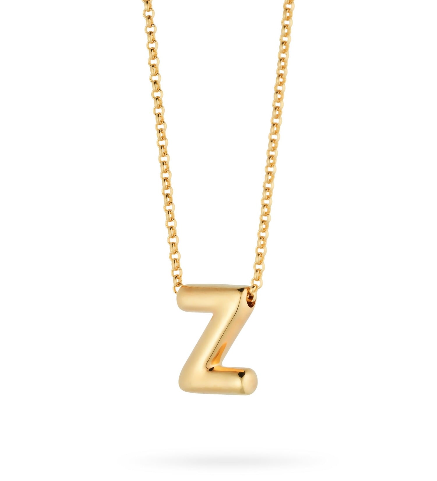 BUBBLE LETTER NECKLACE