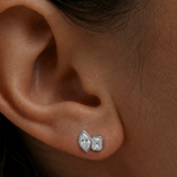 MARGUERITE STUD EARRINGS SILVER