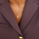 BUBBLE LETTER NECKLACE