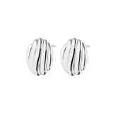 PAULINA WAVE EARRINGS SILVER