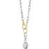 Puff Heart Necklace, Silver, Pendant, Charm, Chain Necklace