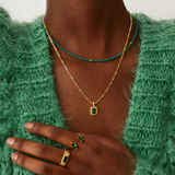 REMY NECKLACE EMERALD