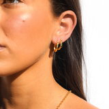 RIVER HOOPS GOLD PETITE