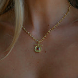 CLEO NECKLACE GARNET