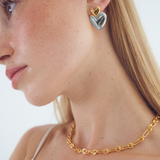 VIVIENNE EARRINGS GOLD/SILVER