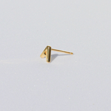 LETTER STUD EARRING