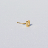 LETTER STUD EARRING