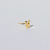 LETTER STUD EARRING