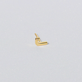 LETTER STUD EARRING