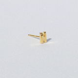 LETTER STUD EARRING