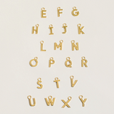 LETTER CHARM NECKLACE