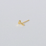 LETTER STUD EARRING