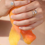 CONSTANCE LAB DIAMOND SIGNET RING - YELLOW GOLD
