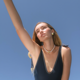 ANOUK PEARL HEART CHOKER