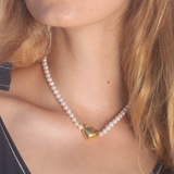 ANOUK PEARL HEART CHOKER
