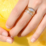 TATTIANA LAB DIAMOND RING - YELLOW GOLD