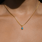 DECEMBER BIRTHSTONE NECKLACE PETITE