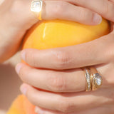 TATTIANA LAB DIAMOND RING - YELLOW GOLD