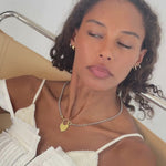 Cindy Lock Necklace, Sterling Silver, Gold, Gold Plated, Chain, Pendant, Charm, Heart Locket