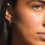RIVER HOOPS GOLD PETITE