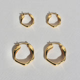 RIVER HOOPS GOLD PETITE