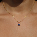 SEPTEMBER BIRTHSTONE NECKLACE PETITE