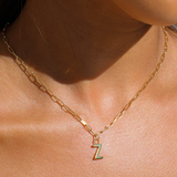 LETTER CHARM NECKLACE