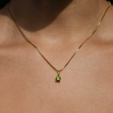 AUGUST BIRTHSTONE NECKLACE PETITE